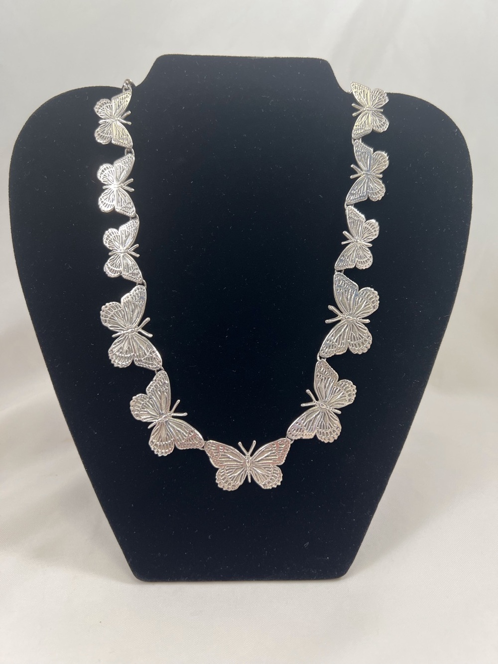 Silver Butterfly Necklace